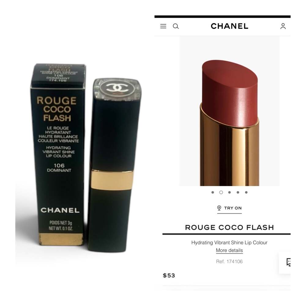 Chanel Rouge Coco Flash Hydrating Vibrant Shine Lip Colour, 106 Dominant